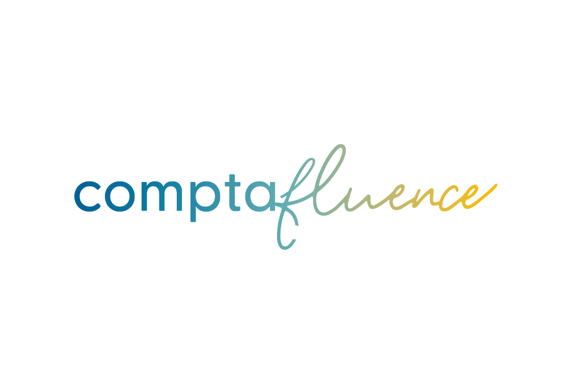 Logo de Comptafluence, votre expert-comptable à Besançon par Marion Aubé